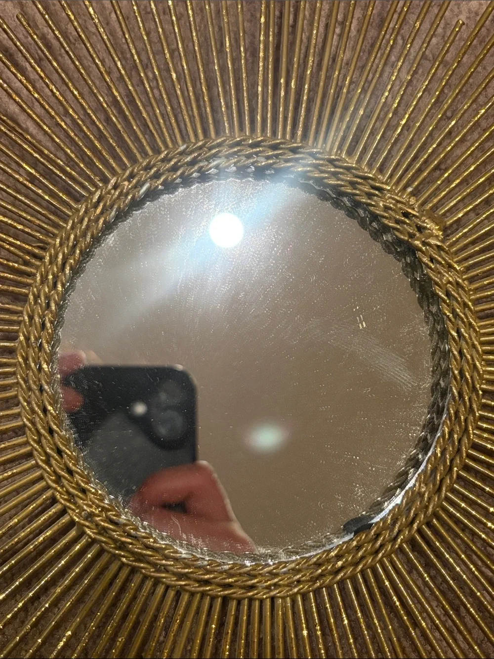 2013 Pier 1 Imports Mid Century Modern Sty Starburst Sunburst Atomic Wall Mirror